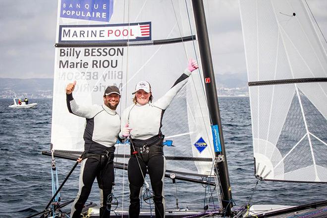 Billy Besson and Marie Riou ©  Jesus Renedo http://www.sailingstock.com